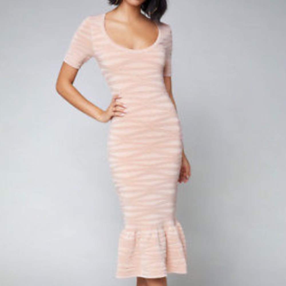 Bebe "Whitney" Midi Dress